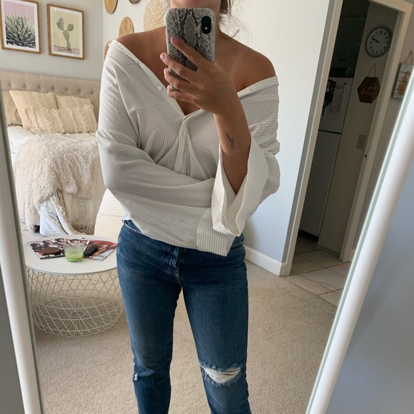 Flowy Striped Button Down - Picture 1 of 3